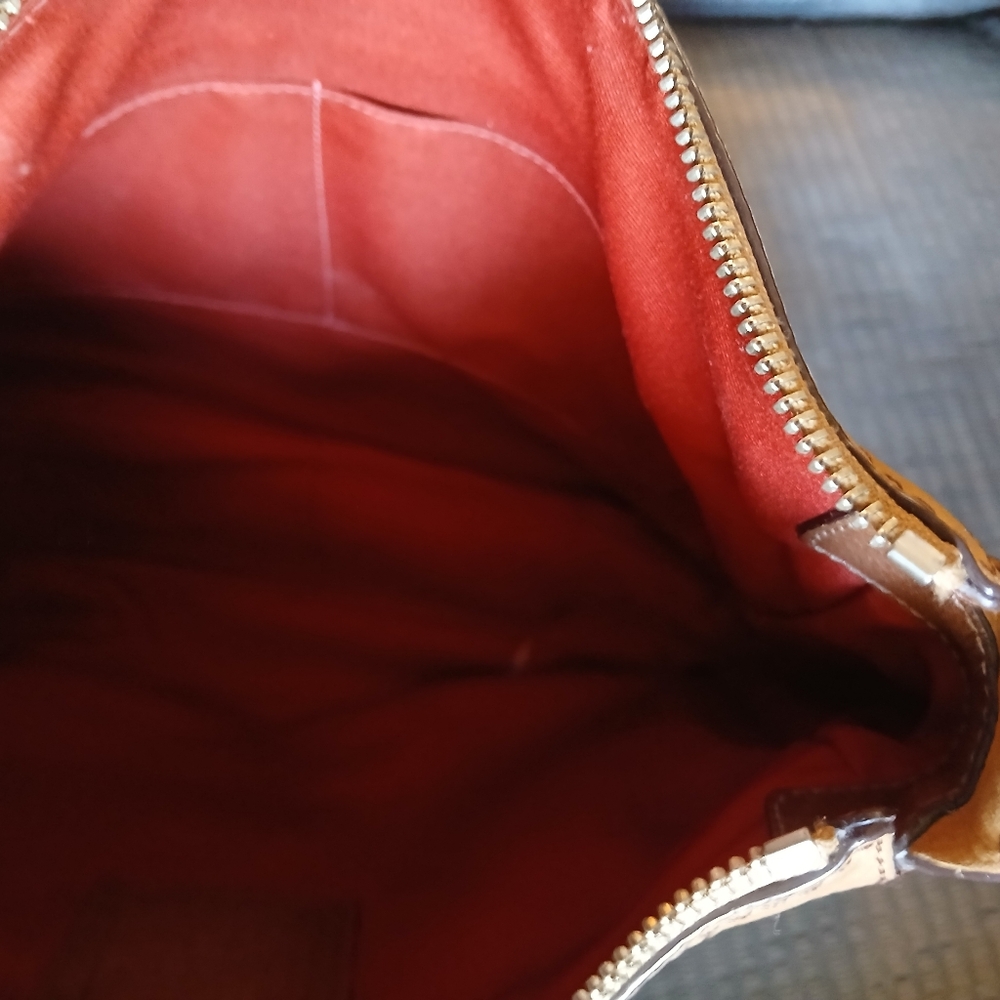 Coach Sueded Pebble Leather Bag - Picture 6 of 8
